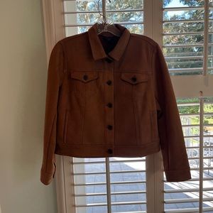 J Jill Faux Suede Jacket. Size Small petite